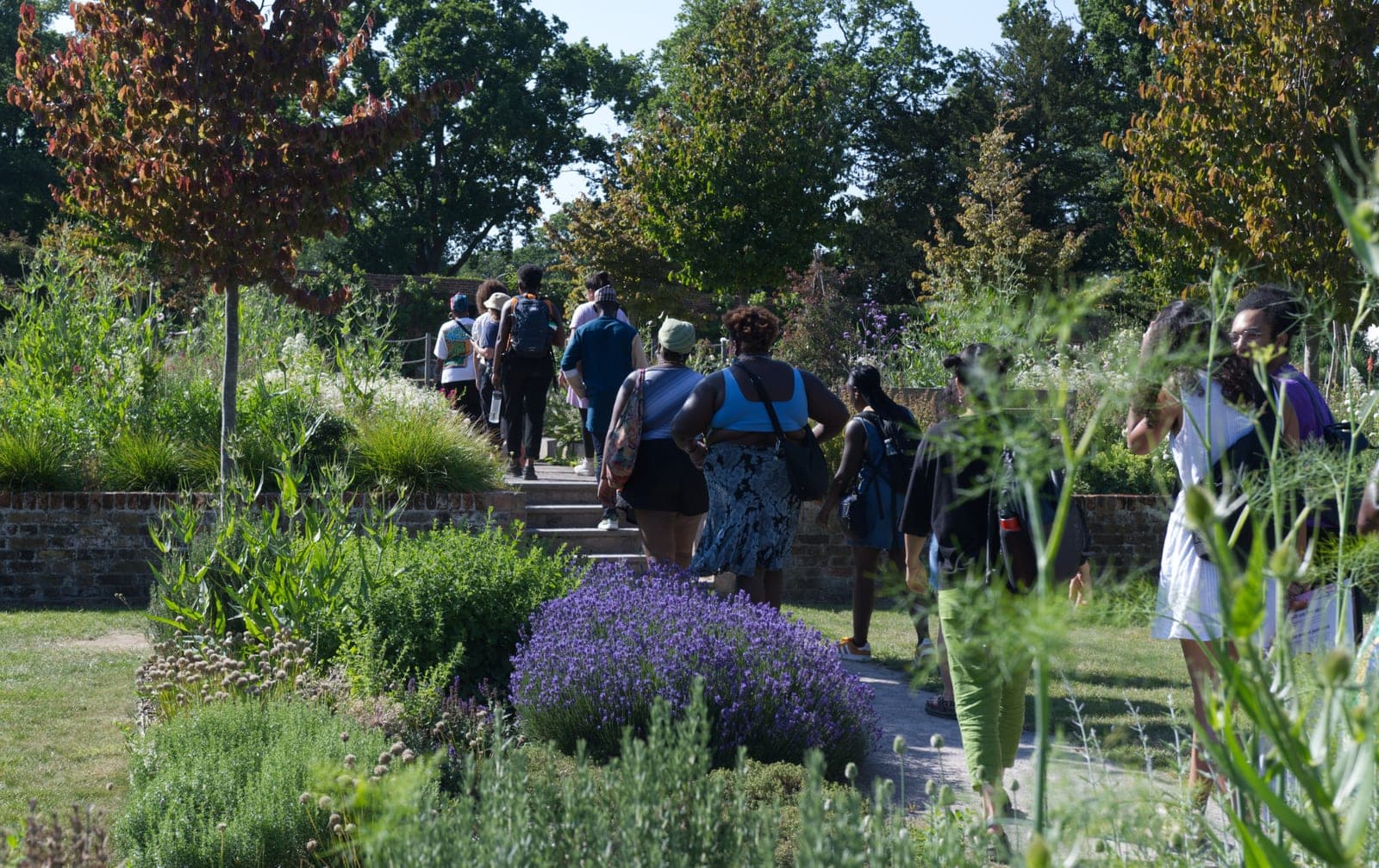 Group gathered outdoors at Beckenham Place Park