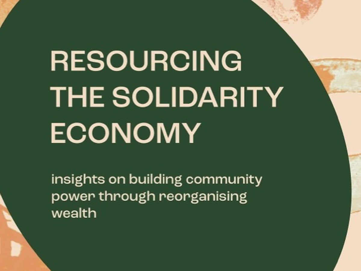PLACEHOLDER (interim, pending final imagery): report cover for Resourcing the Solidarity Economy